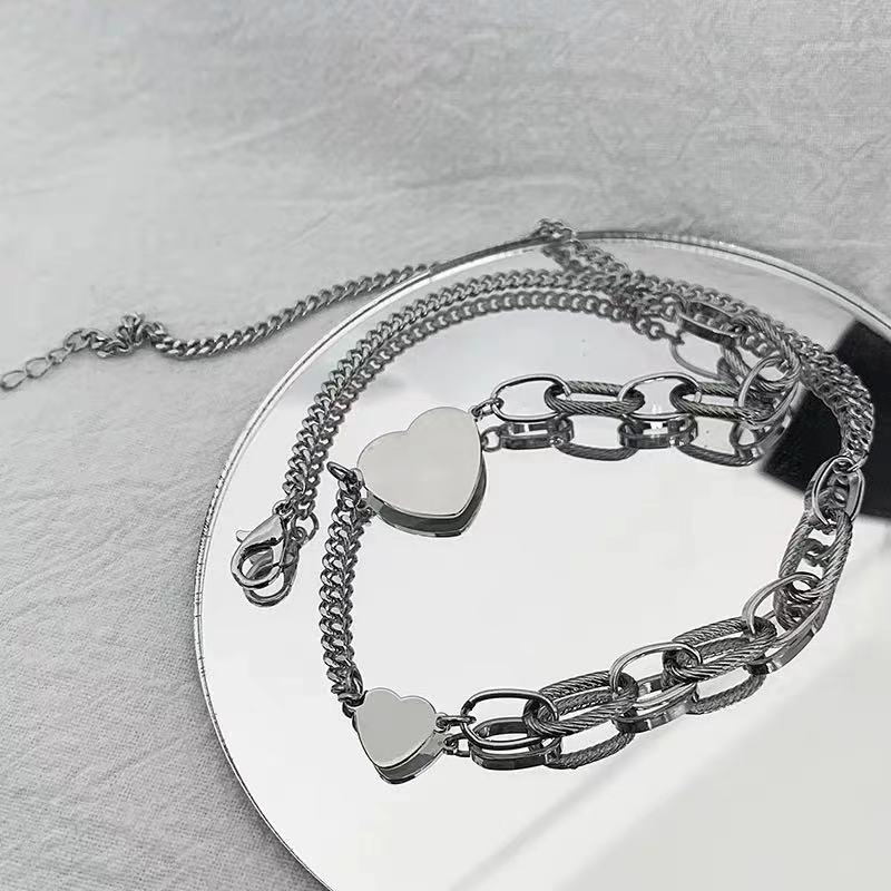 CINTA titanium baja kalung wanita niche desain kalung ornamen liontin ins angin dingin kalung lionti