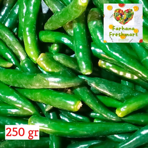 

JUAL MURAH CABE HIJAU BESAR PETIK / TW 250 GR