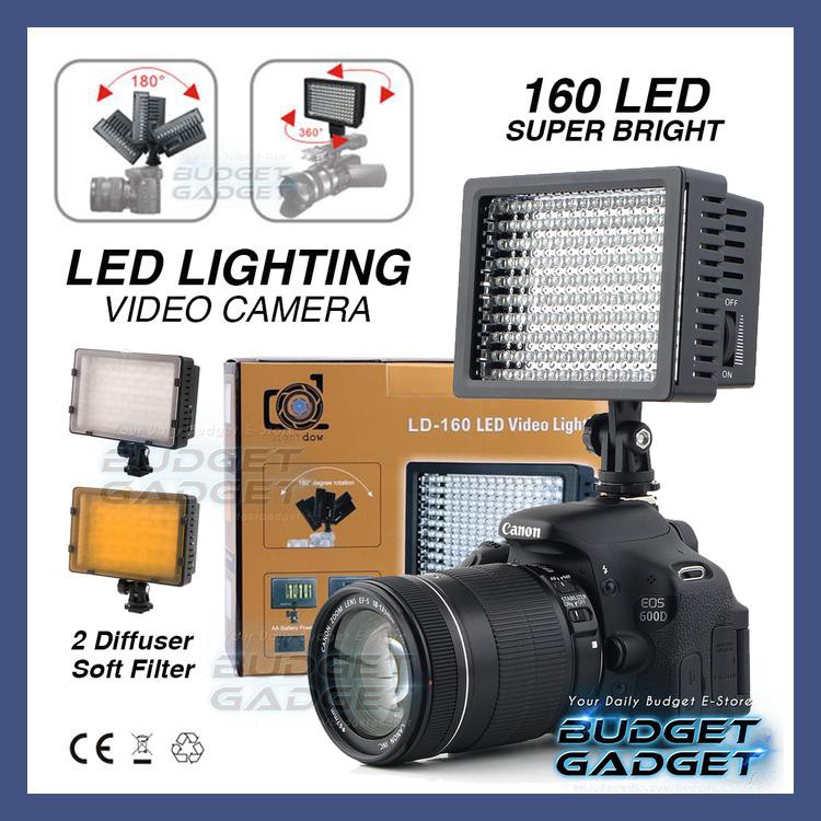 LAMPU FLASH KAMERA DSLR NIKON CANON SONY 126 LED - HD-126