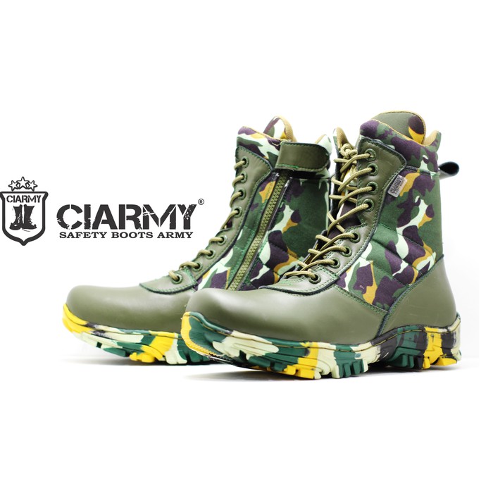Sepatu Boots Pria PDL Loreng BRIMOB - Ciarmy C-020LH