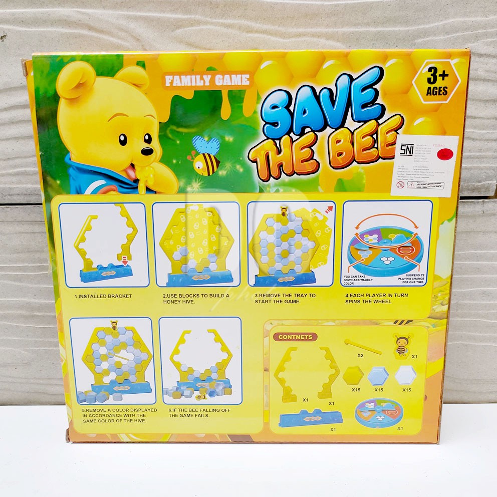 Save The Bee Winnie The Pooh Mainan Edukasi Strategi Asah Otak