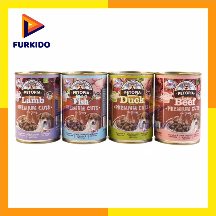 Petopia Premium Cuts Puppy 415 Gram / Makanan Basah Anjing