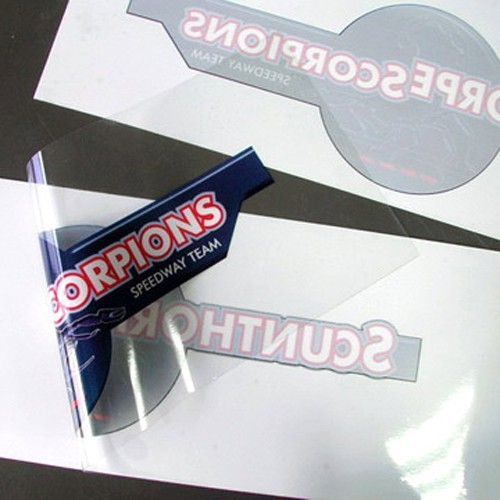 

Label Sticker Bening / Transparan Ukuran 7x5
