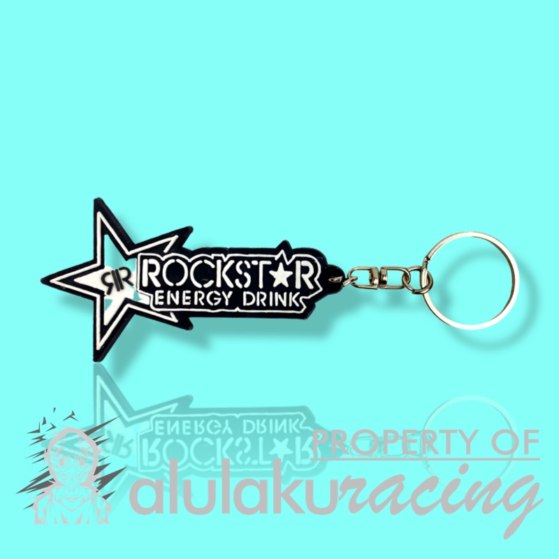 Gantungan Kunci / Keychain Motocross Trail Logo Rockstar - RS002