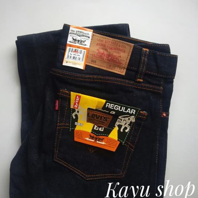 63YX CELANA JEANS STANDAR PRIA LEVIS HITAM GARMEN BIRU MUDA TUA - GARMEN, 28 KRZ2