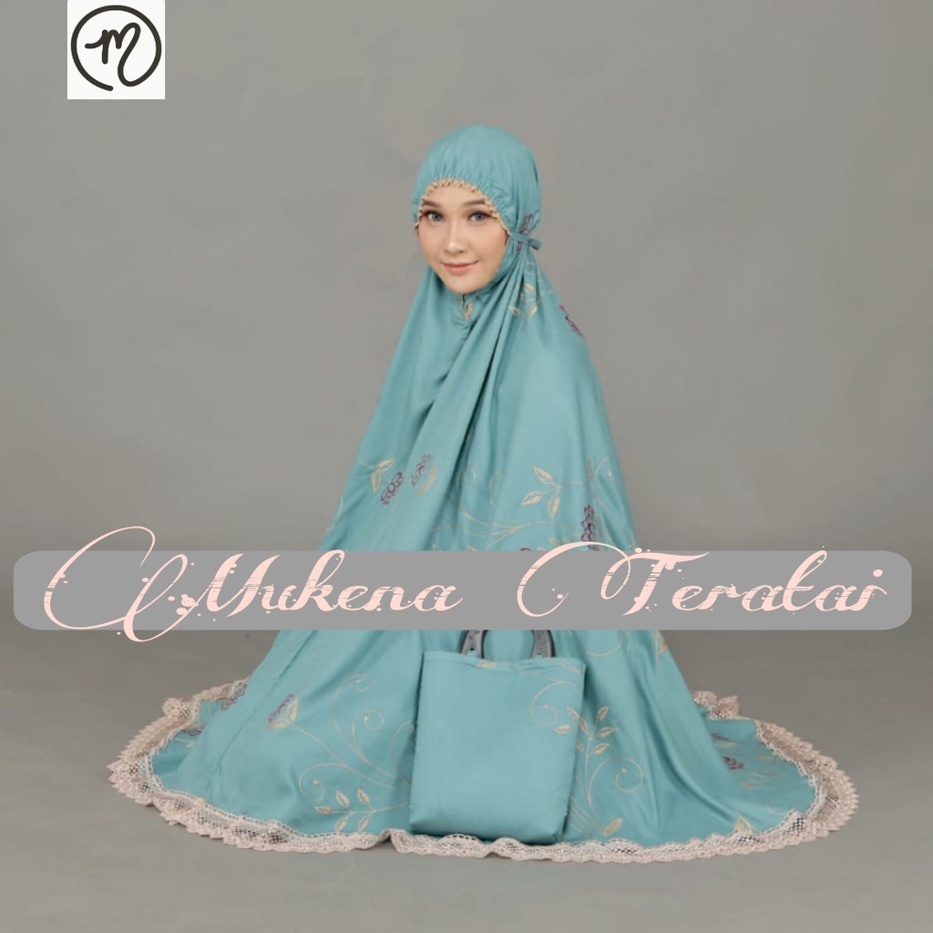 ALMAHIRA - Mukena Dewasa Terbaru Bordir Mewah Platinum Rose || Mukena Dewasa Rayon