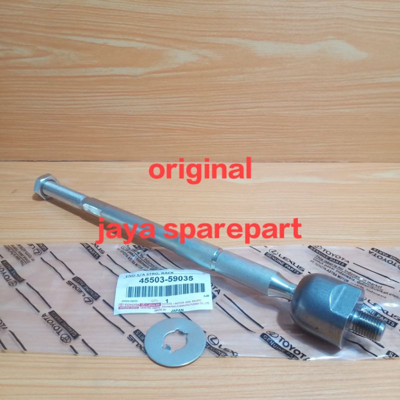 rack end long tie rod kijang super 5k original