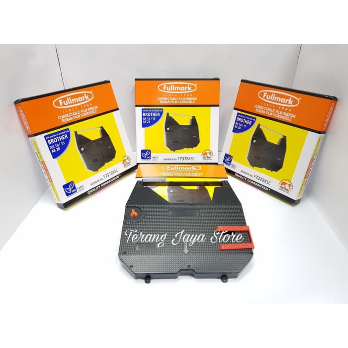 

Pita Mesin Tik Elektrik Brother Fullmark FC737BKSC Pita AX10/15/20