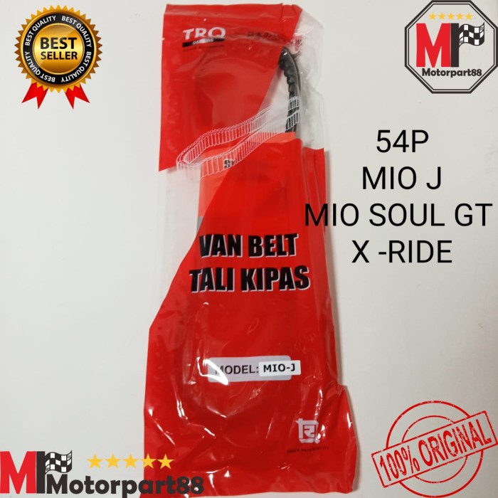 VAN BELT V BELT FAN BELT MIO J MIO SOUL GT X RIDE XRIDE 54P TRQ