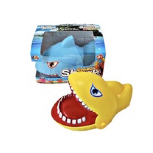 mainan anak hiu hiu gigit - shark gigit - mainan anak anak kemasan dus
