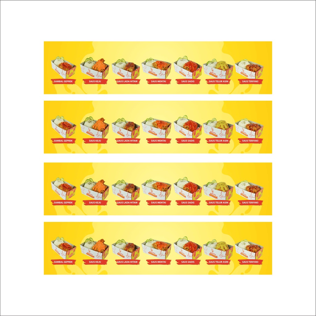 

stiker vinyl ayam geprek 90x10cm