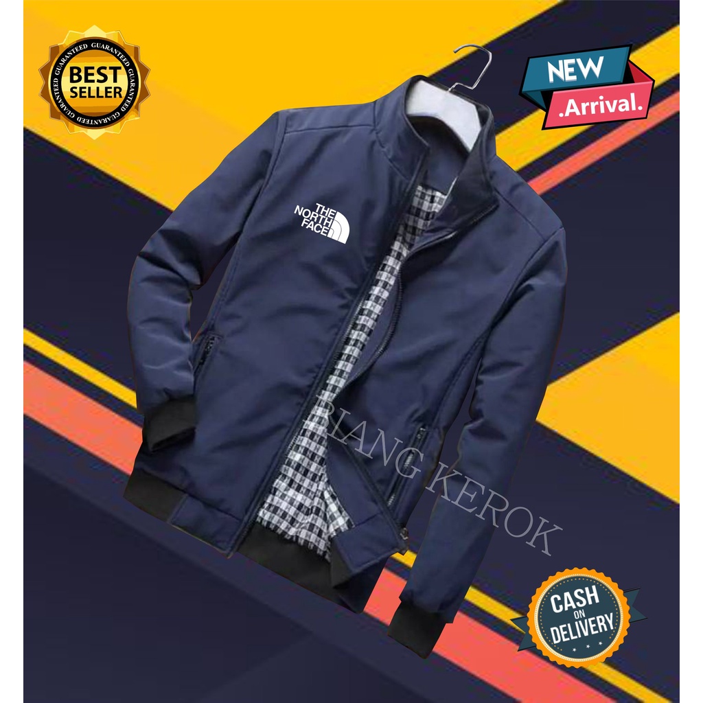 TURUN HARGA Jaket Bomber Kasual Premium Parasut semi anti air PRIA WANITA REIOUTDOOR