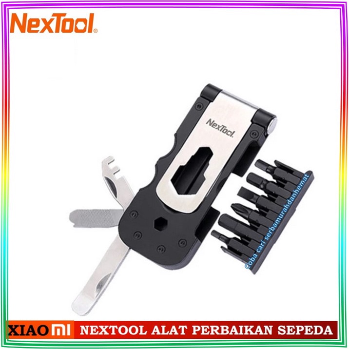 Alat Perbaikan Sepeda Multifungsi NEXTOOL Bicycle Repairment