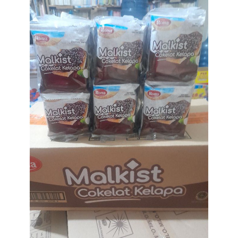 Malkist Coklat Kelapa Renceng isi 10 pcs