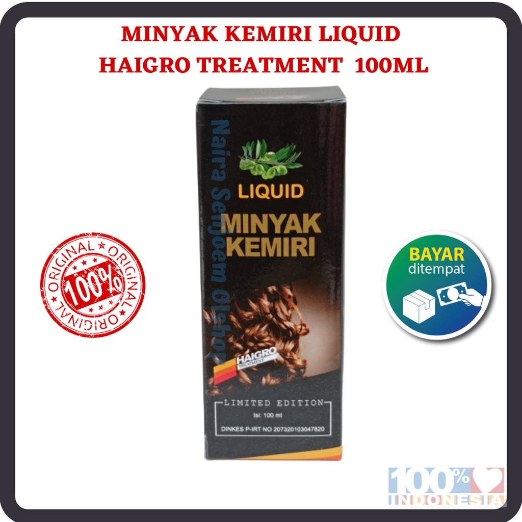 Minyak Kemiri Liquid Haigro Treatment 100ml