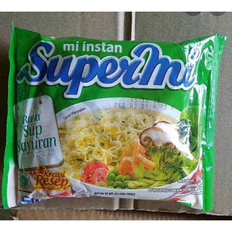 

Supermie sop sayuran