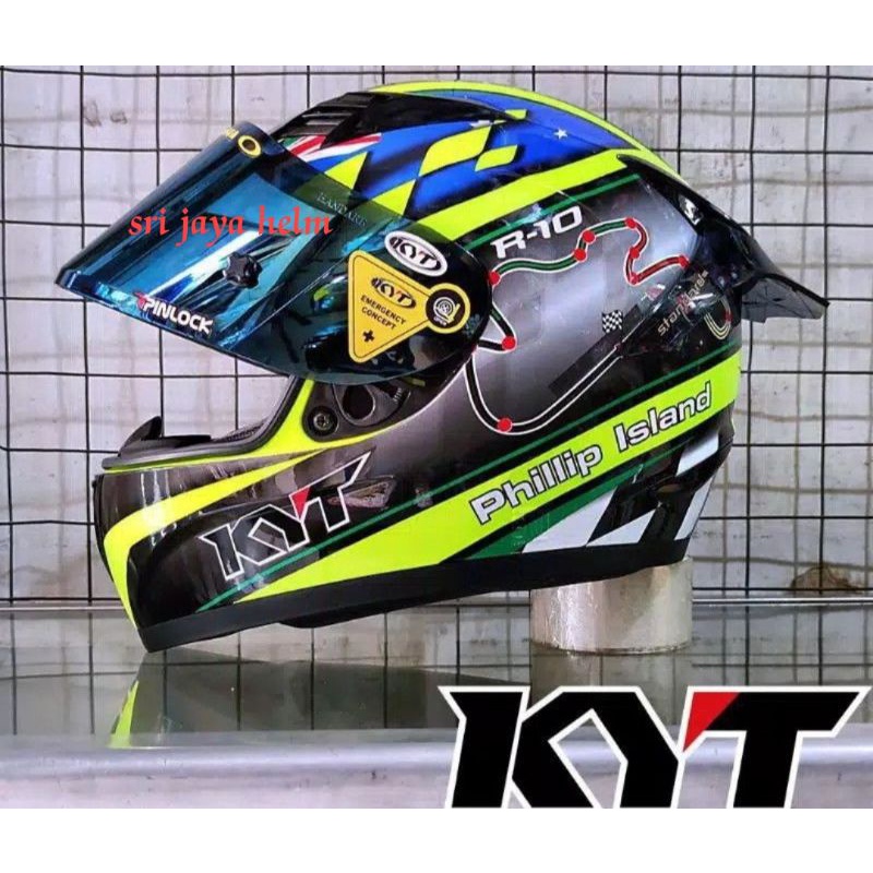 HELM KYT R10 MODIF_HELM KYT PAKET GANTENG PHILIP ISLAND