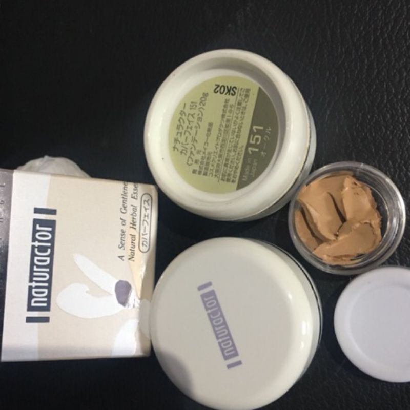 [SHARE IN JAR] Naturactor foundation share in jar | naturactor cover face foundation share in jar | 