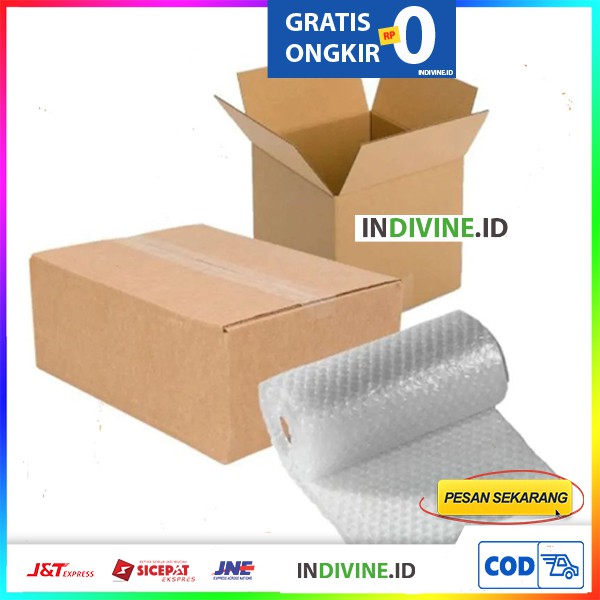 

Extra Kardus Packing Premium + Extra Bubble (Tambahkan ke Keranjang agar Packing Lebih Aman)