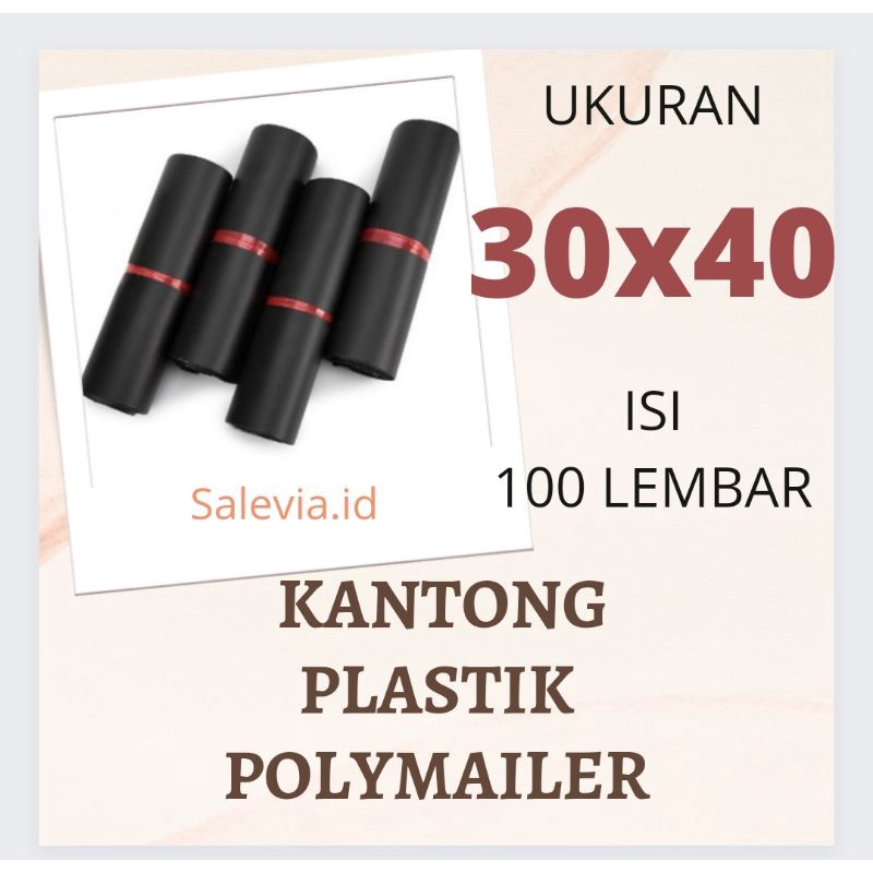 [Salevia.id] 30x40 Polymailer Polimer Kantong Plastik Packing Online Shop| Plastik Sampah| Plastik Baju Sepatu