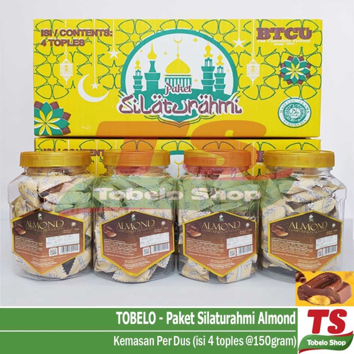 

Coklat Lebaran - Tobelo Coklat Almond Paket Silaturahmi Almond (Dus) / Paket Lebaran