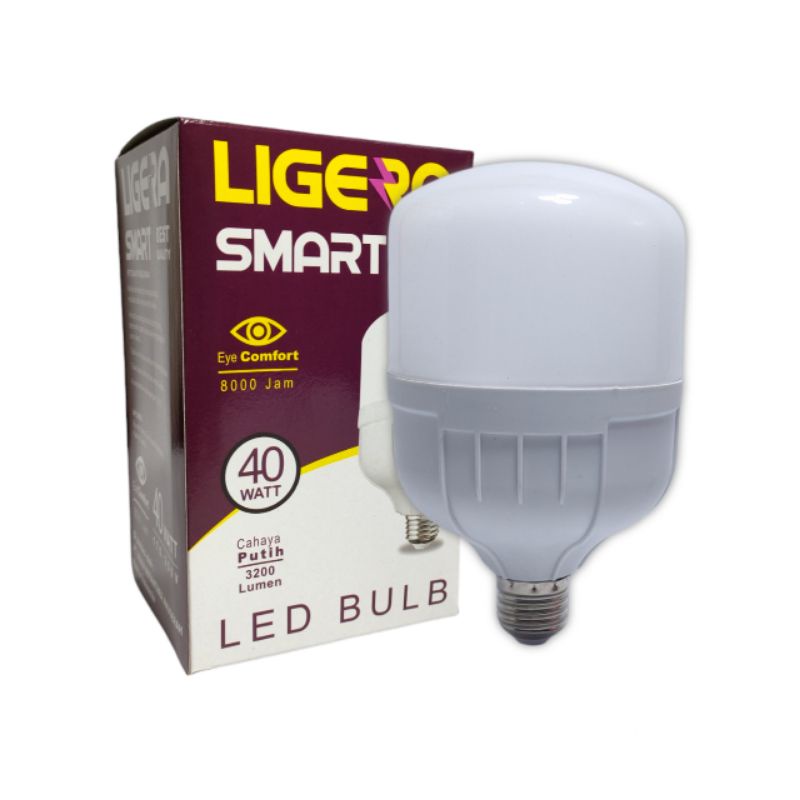 LIGERA Smart Lampu LED Capsule 40 Watt - Cahaya Putih