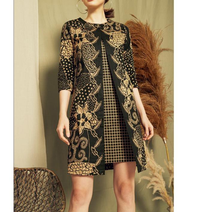 HNJ✾ RISTELA DRESS STANDAR / JUMBO / SUPER JUMBO - Dress Batik Wanita Terusan Wanita SEGERA BELI