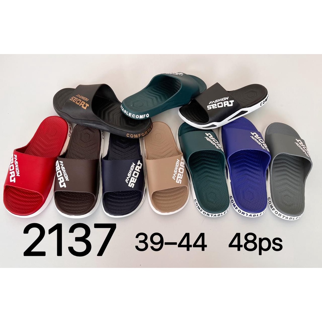 2137 Sandal Slide Pria Dewasa Remaja / Sandal Selop Dewasa Remaja Merek Seven Star Ukuran 39-44