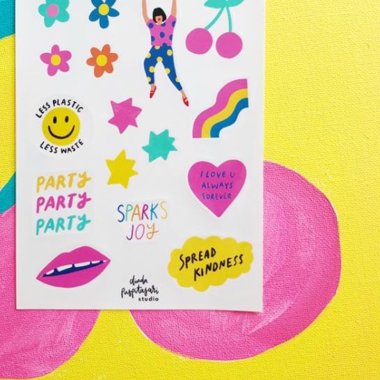 

☁ Sparks Joy Glossy Stickers (A6) ☚