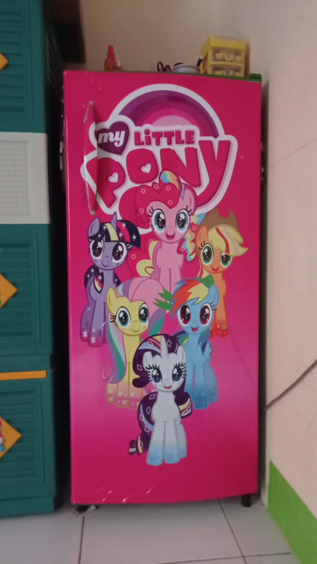 Stiker Kulkas 1 Pintu Dan 2 Pintu My Little Pony
