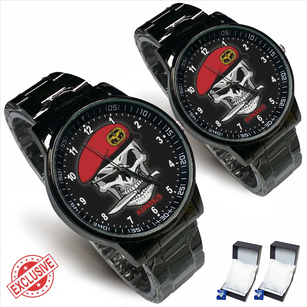 Jam Tangan Rantai Couple KOPASSUS - 01 (Special)