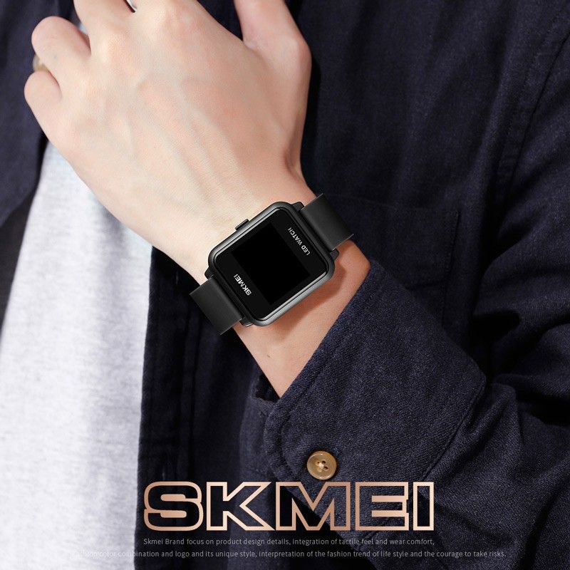 Jam Skmei 1630 original led watch bergaransi free carton box