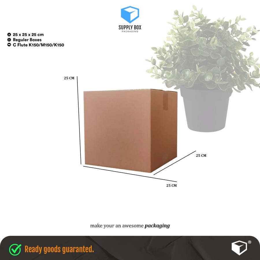

KARDUS BOX PACKAGING 25x25x25 cm | Kardus | Cardboard