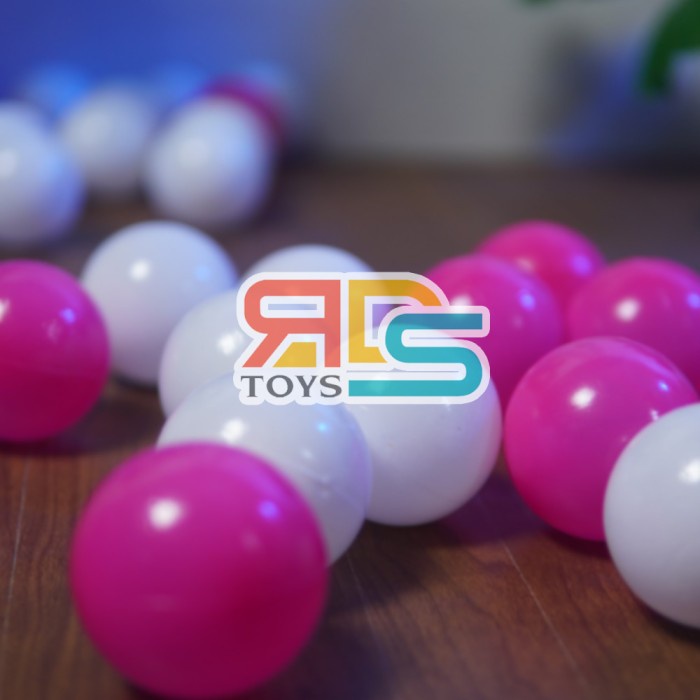 Mainan Mandi Bola Anak Pink Putih Isi 200 Pcs Bola Mandi Anak Premium #Dragonball_88