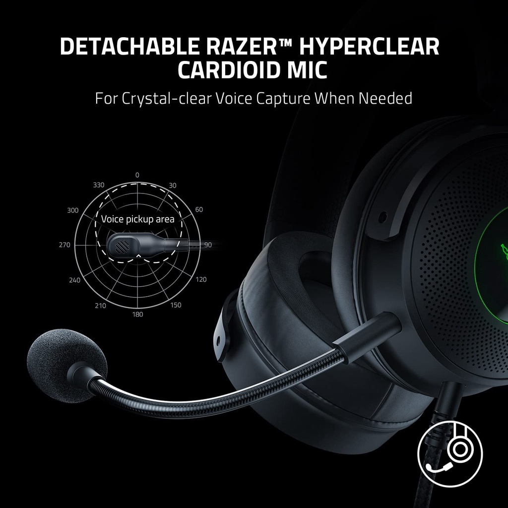 Razer Kraken V3 Wired USB RGB Gaming Headset