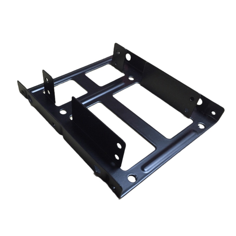 Bracket Hardisk btsg 2.5 3.5 Hitam Metal Hard Disk Shelf Desktop Nampan HDD Eksternal