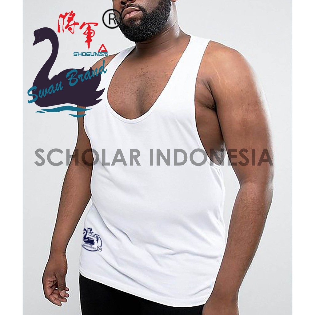 KAOS SINGLET PRIA SWAN BRAND SHOGUNAVO ORIGINAL MURAH-3
