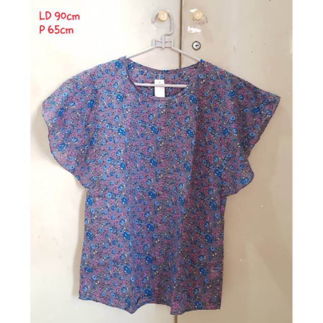 Baju Kaos Cewek Motif Bunga (CODE9)