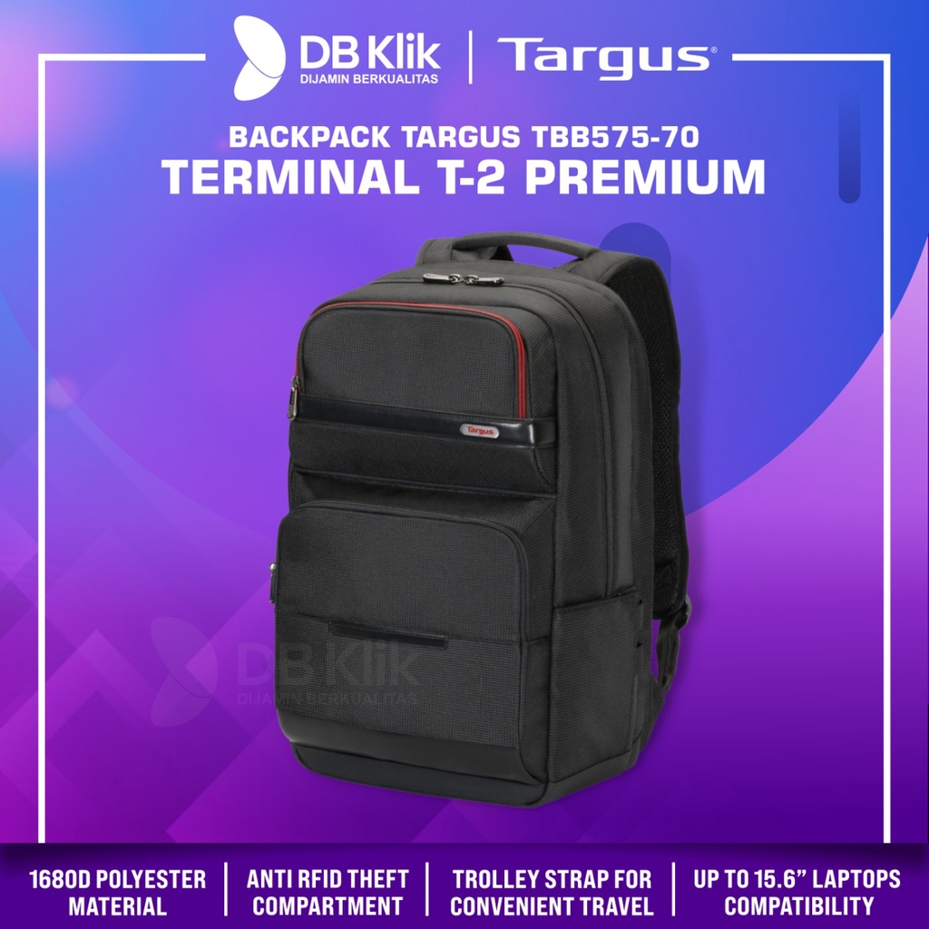 Backpack TARGUS TBB575 TERMINAL T-2 PREMIUM 15.6&quot; - TARGUS TBB 575-70