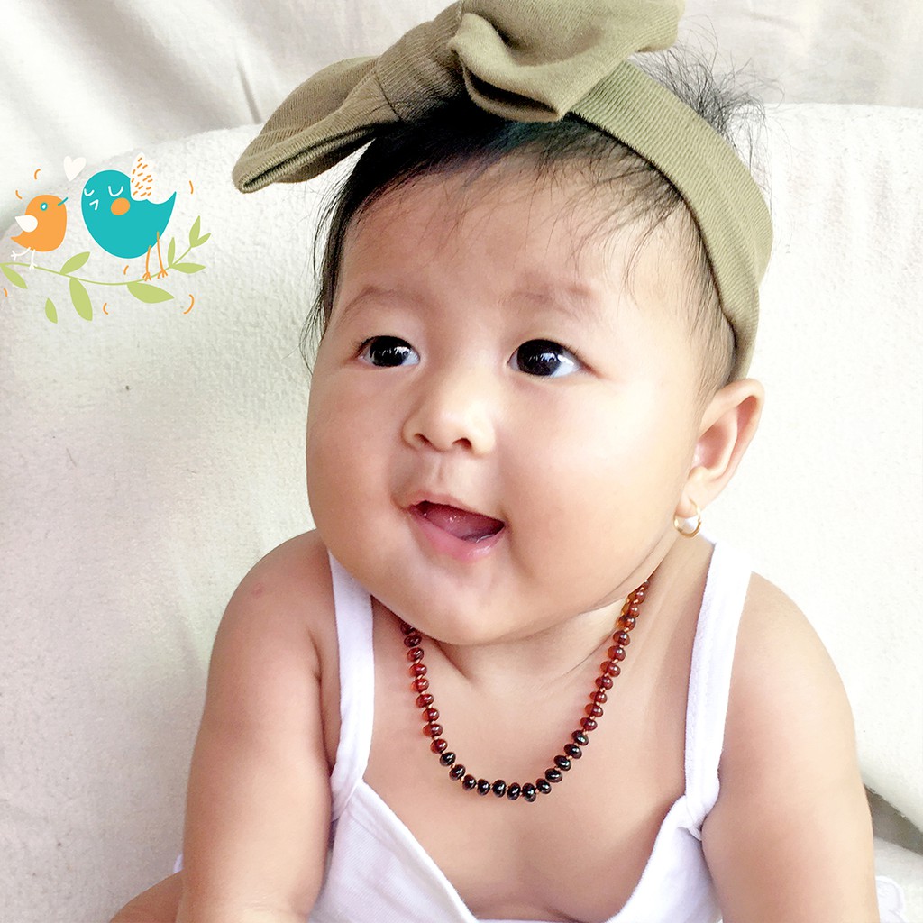 CE151 Kalung Amber Tumbuh Gigi Bayi By Carlis Baby