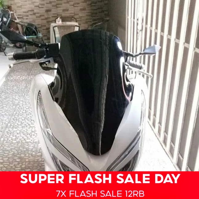 VISOR PCX WINDSHIELD PCX LOKAL BENING CLEAR TURING MIKA KACA PCX 150 NEW Bmt