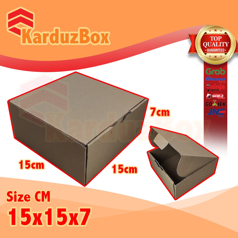 

15x15x7 kotak Kardus Packaging Box PIZZA