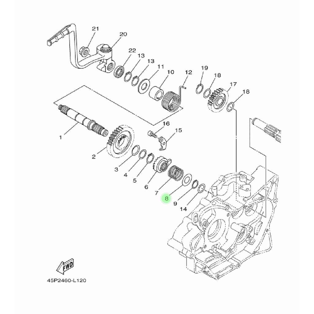 WASHER PLATE RING AS ENGKOLAN SELAHAN BYSON KARBU FI INJEKSI ORIGINAL YGP 90201-167P7