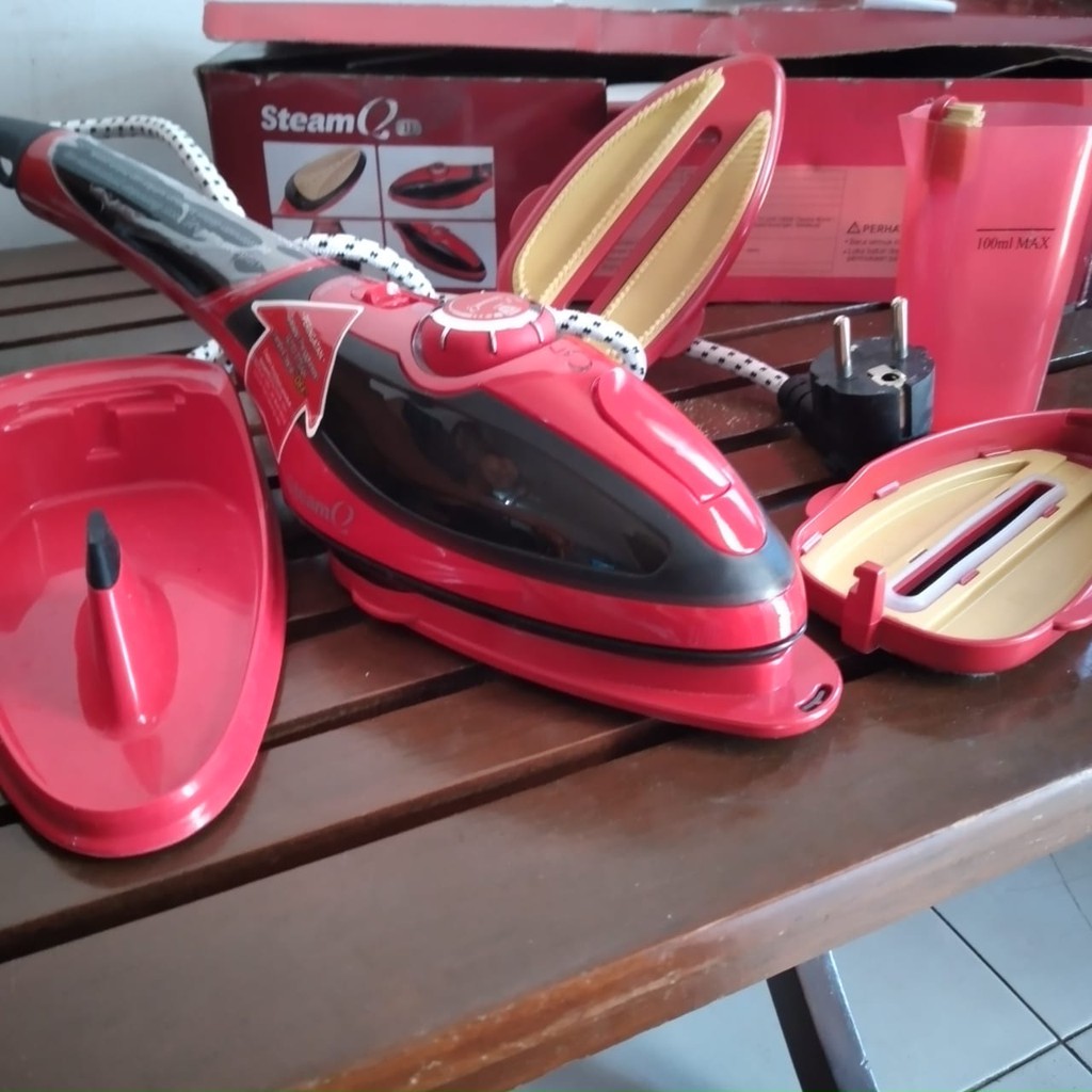 Setrika Uap Steam Q2 Original As On TV (Barang Bekas, Test 1x)