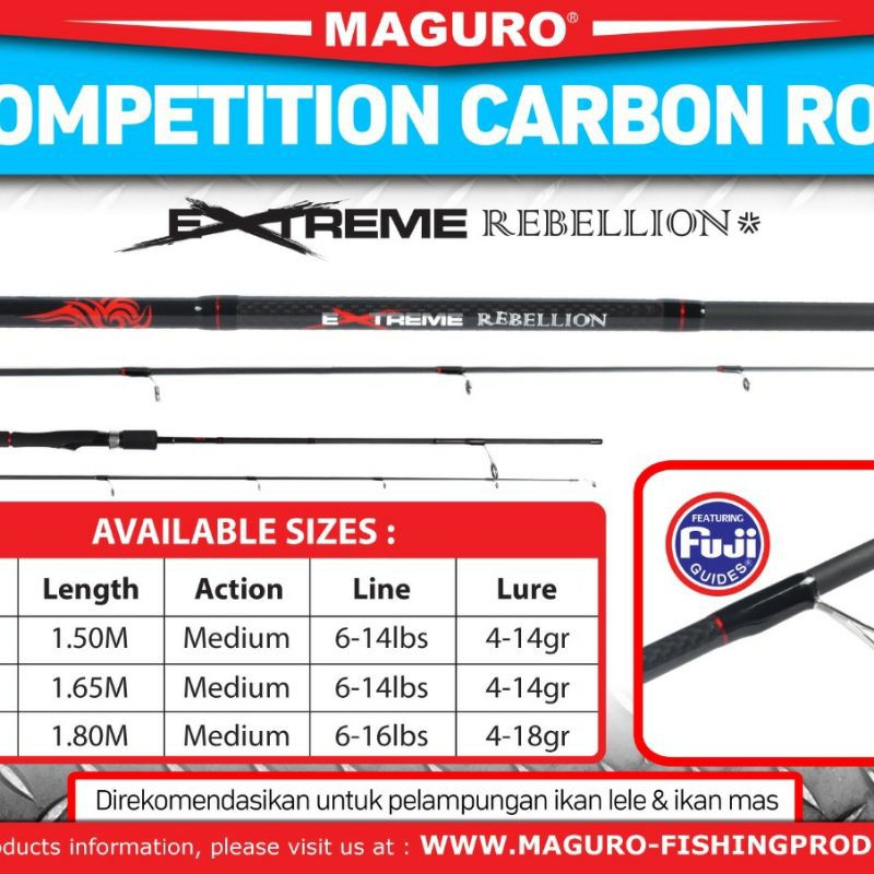 joran maguro extreme rebelion 165/180