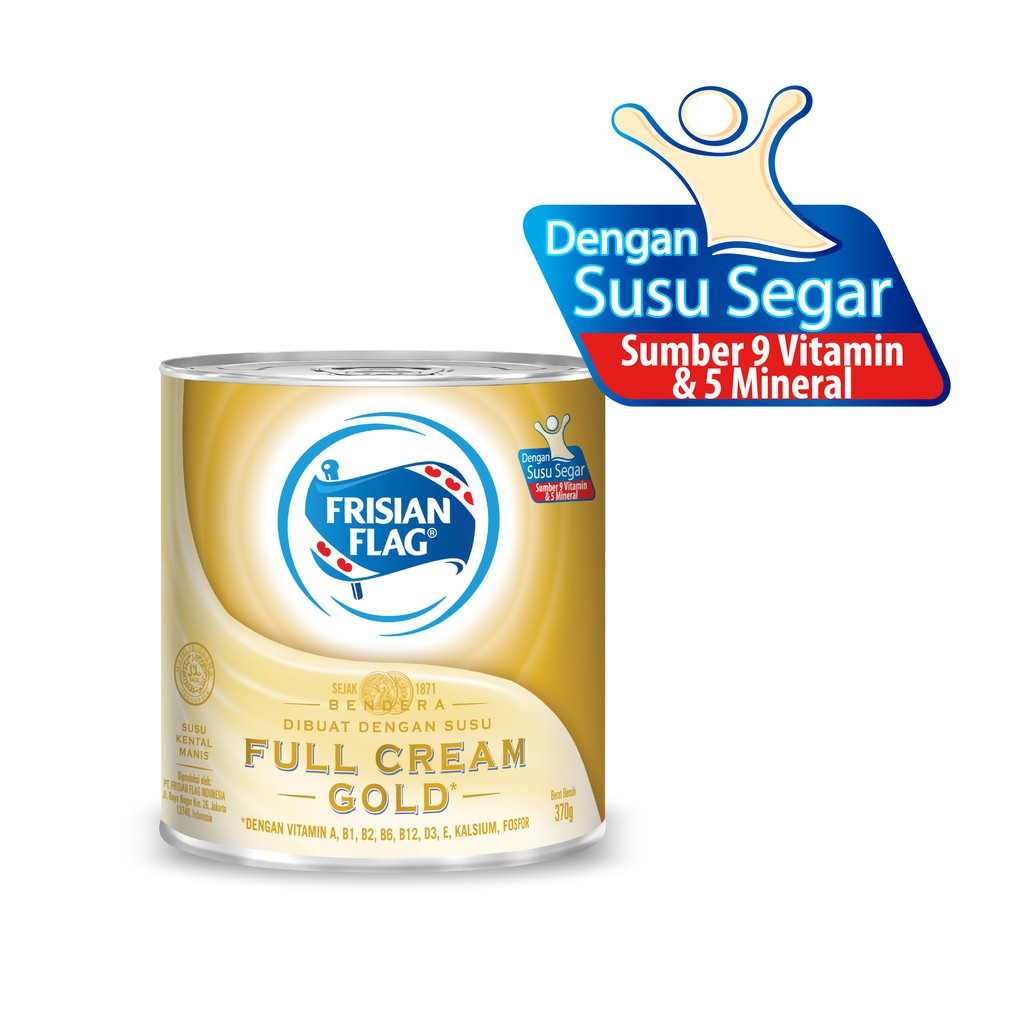 

Frisian Flag Susu Kental Manis Gold Kaleng 370gr