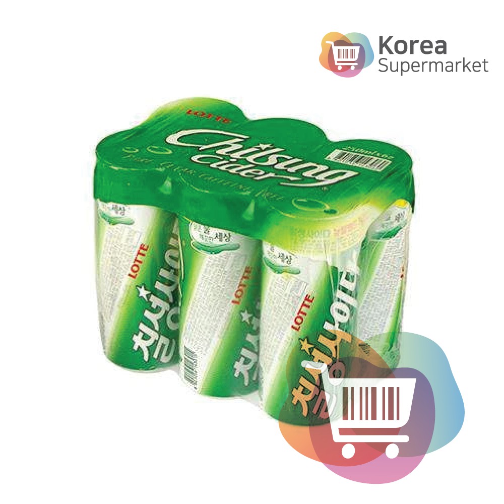 Lotte Chilsung Cider 250ml/Minuman Soda Rasa Lemon Asli Korea