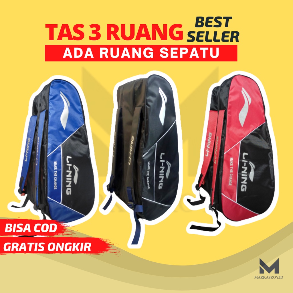 Tas Badminton Lining Bulutangkis 3R