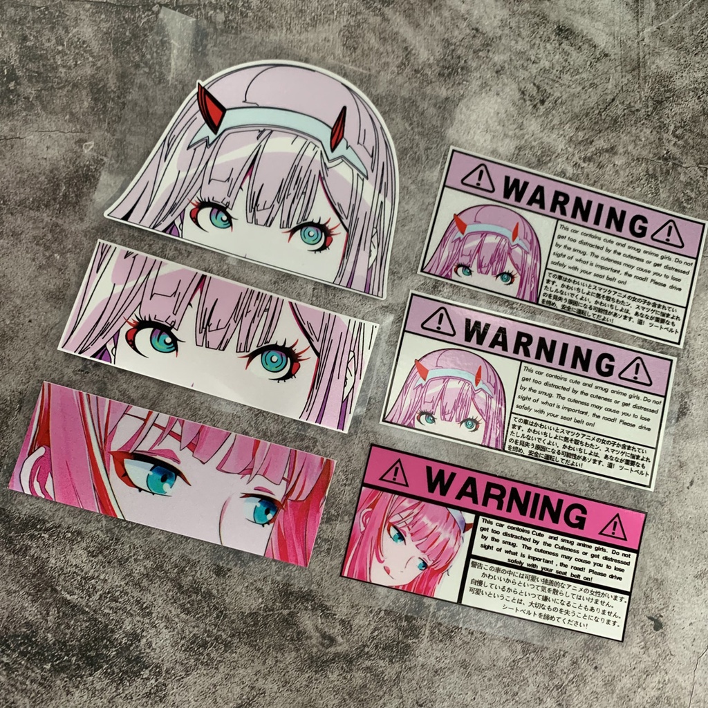 Jdm Stiker Reflektif Motif Anime Untuk Jendela Mobil