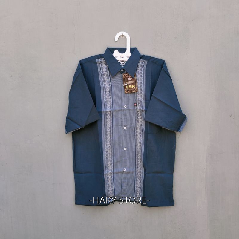 Kemeja Hem kerja pria bapak XL ld 53-54 cm halus adem murah